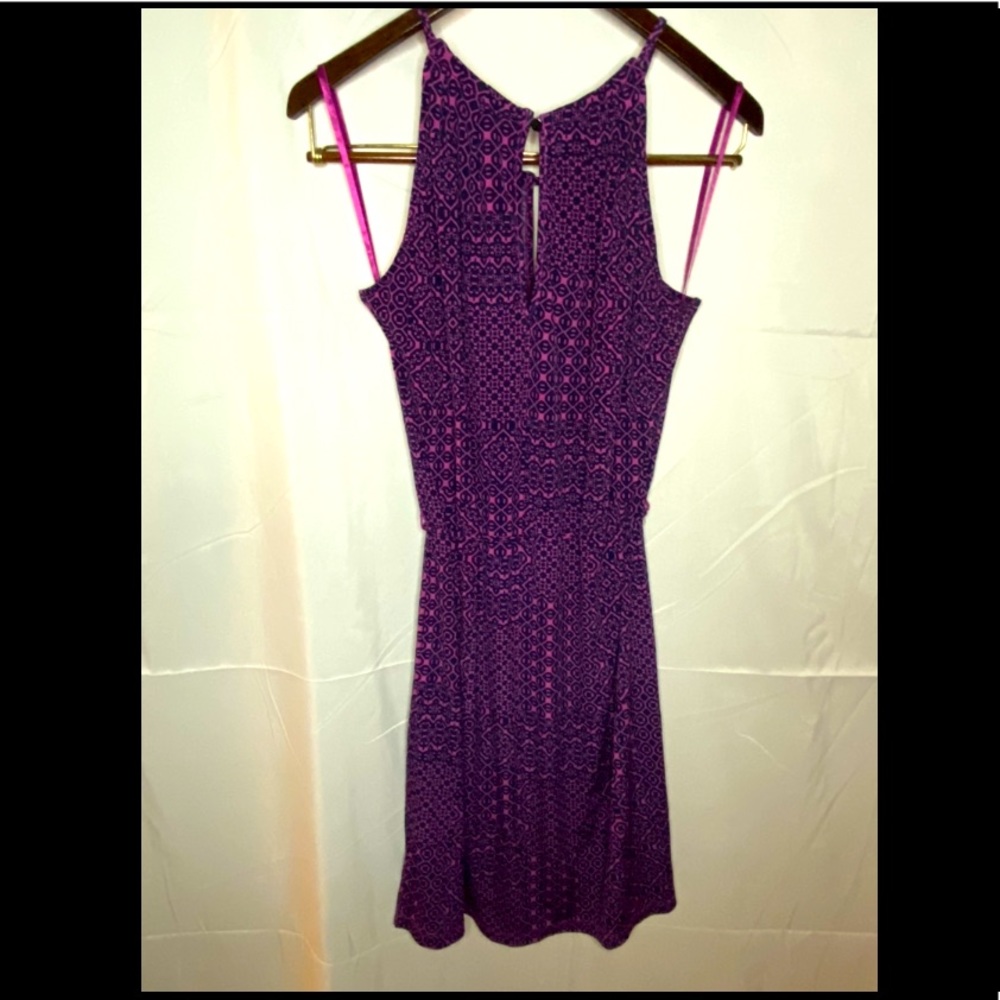 Purple/navy M Banana Republic dress